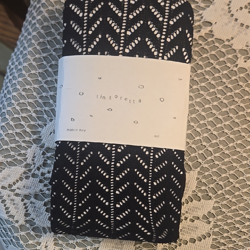 Anthropologie Black and White Geometric Fabric